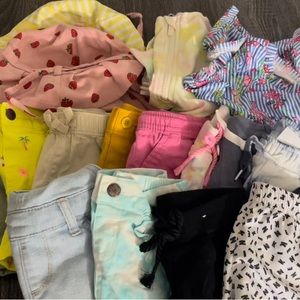 Carters, gap, old navy 12 month summer items.